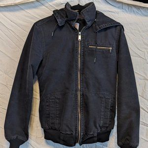 Women's black carhartt jacket XS